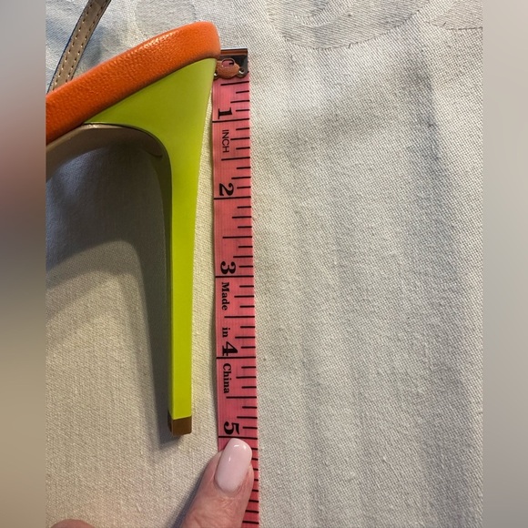 Steve Madden Stellina Colorblock Leather Sexy Office Siren Bossbabe Heel Size 7 - Picture 11 of 11